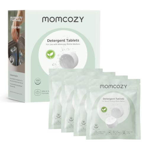 Momcozy Official Detergent Tablets for Bottle Washers, 120 Tablets amazon deal