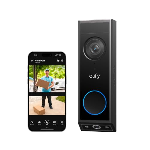 eufy Security Video Doorbell E340, Dual Cameras, 2K FHD amazon deal