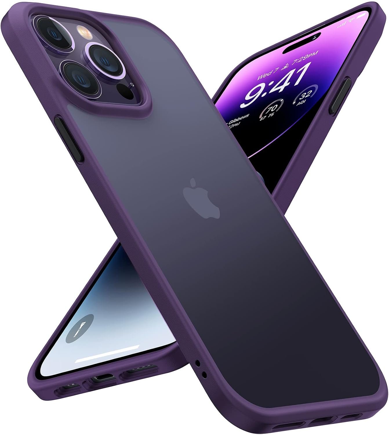 TORRAS Shockproof Designed for iPhone 14 Pro Case, [Military-Grade Drop Tested] Tr...